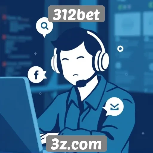 Funcionamento do suporte ao cliente no 312bet