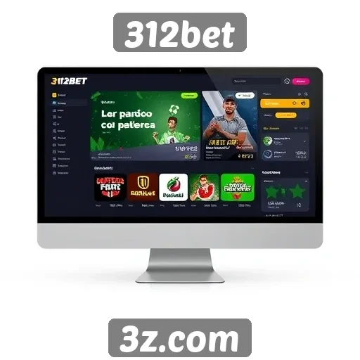 Usabilidade da interface do site 312bet